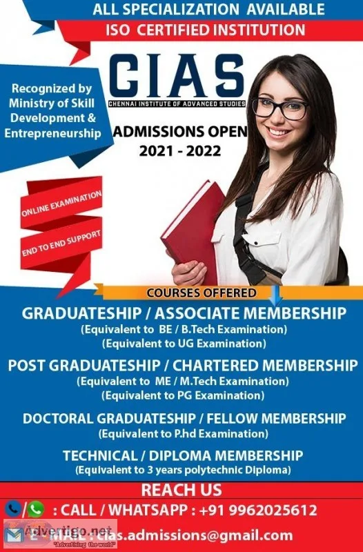 ADMISSIONS GOING FOR  INDUSTRIAL TRAINING COURSES CALL 996202561