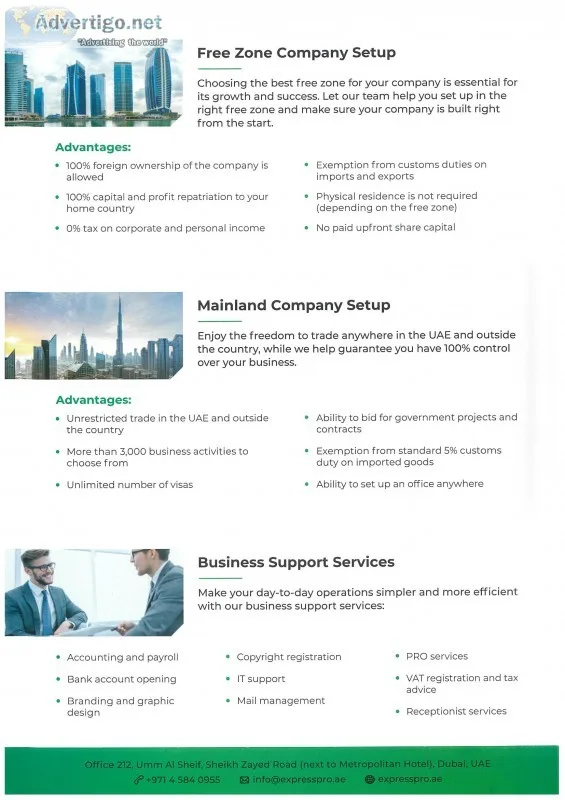 Expresspro efficient and affordable company setup