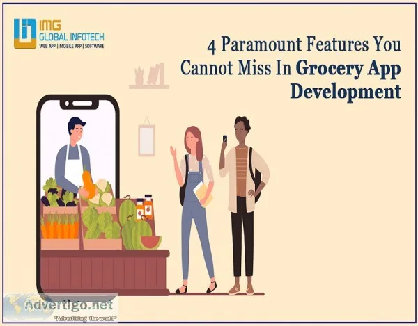 Features of an online grocery application