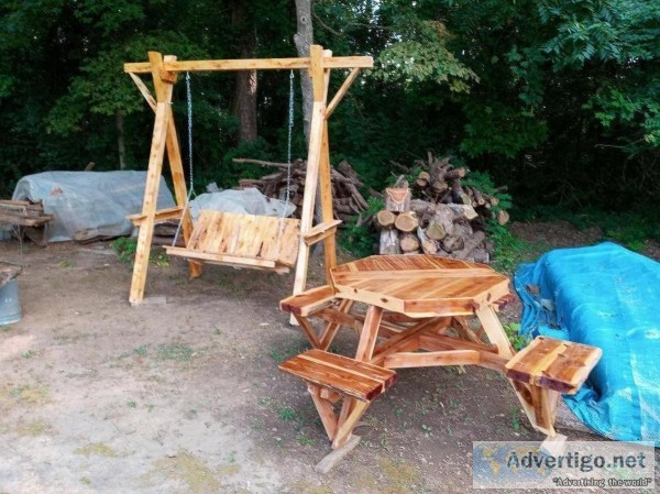 Swing an picnic table