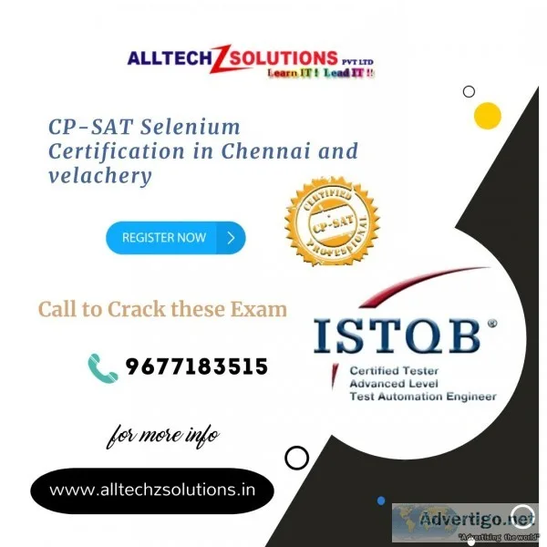 CP-SAT  Selenium Certification in Chennai and Velachery