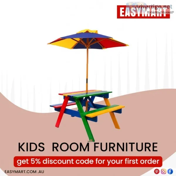 Buy kids table and chairs online from easymart