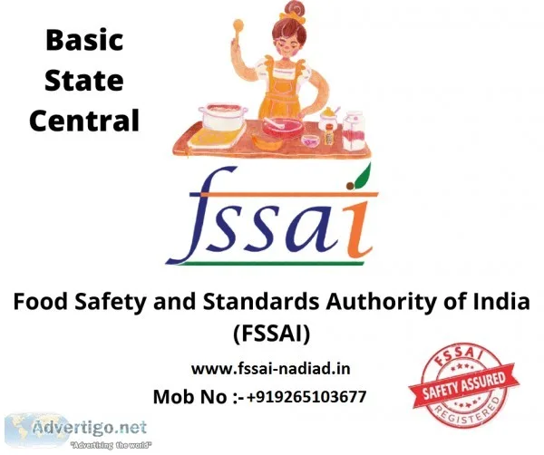 Fssai license consultant in nadiad