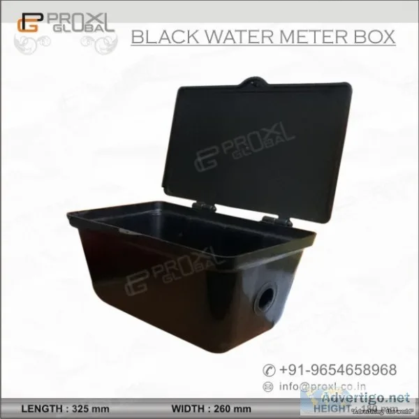 Standard black water meter box | +91-9654658968