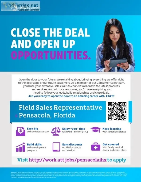 Field Sales Representative - Pensacola FL