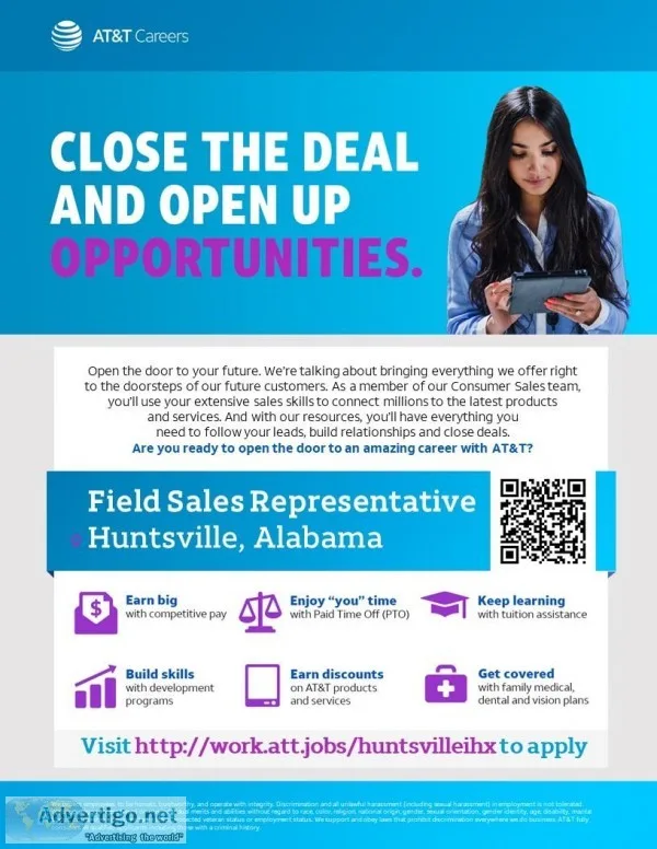 Field Sales Representative - Huntsville AL