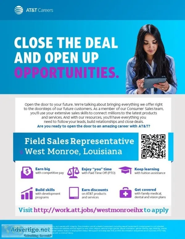 Field Sales Representative - West Monroe LA