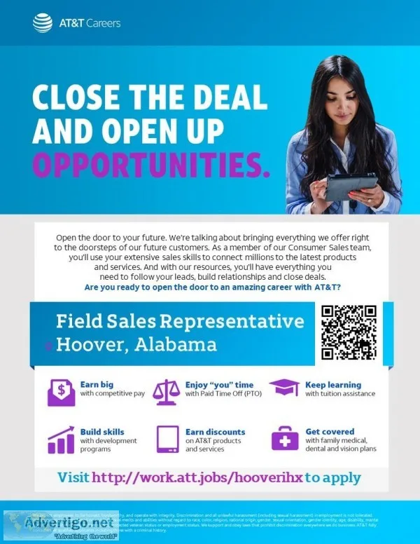Field Sales Representative - Hoover AL