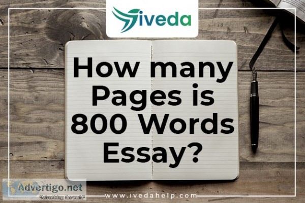 How many pages is 800 words
