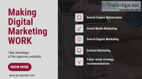Digital Marketing Services  Kloudportal