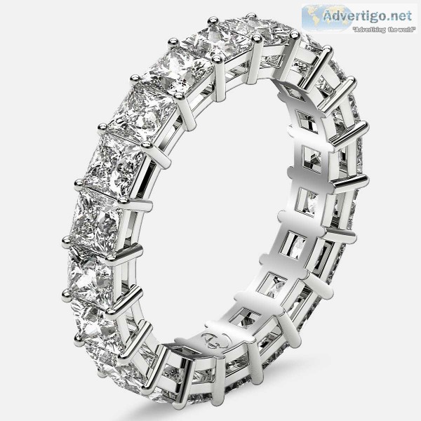 Online Buy Asscher Cut Diamond Band at Best Price -  www.eternit