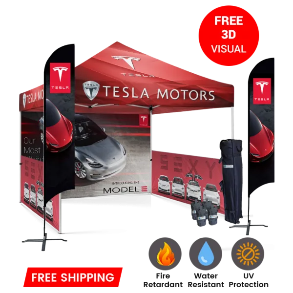 Custom Pop Up Tents with Business Logo  Starline Tents