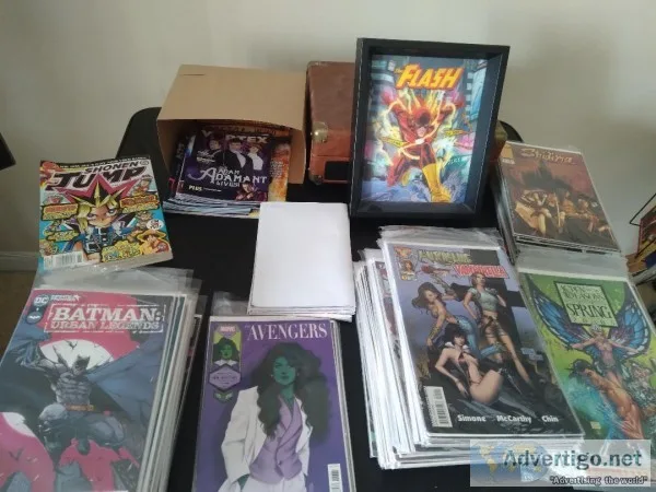 Comic Books magazines and posters