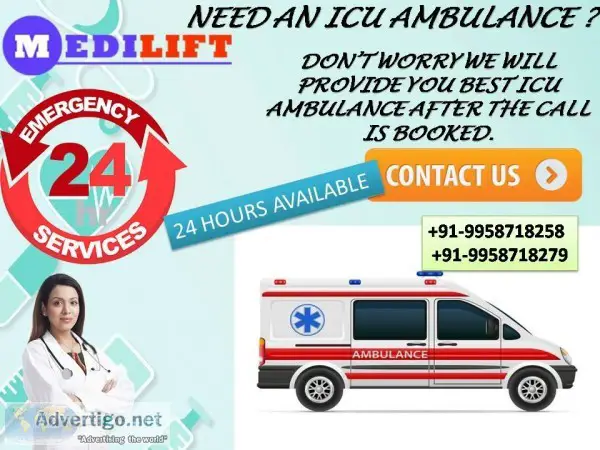 Basic Life Support Ambulance Service in Ranchi by Medilift