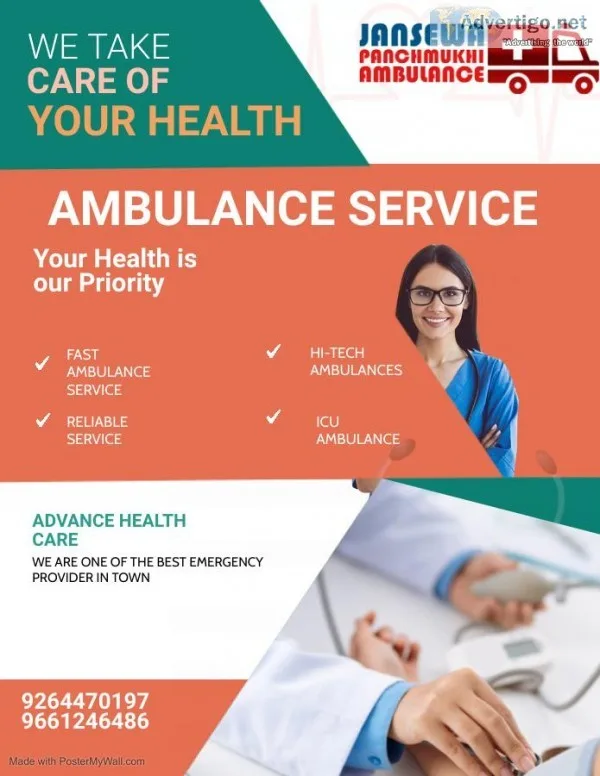 Get Low-Cost ICU Facility by Ambulance Service in Jamshedpur