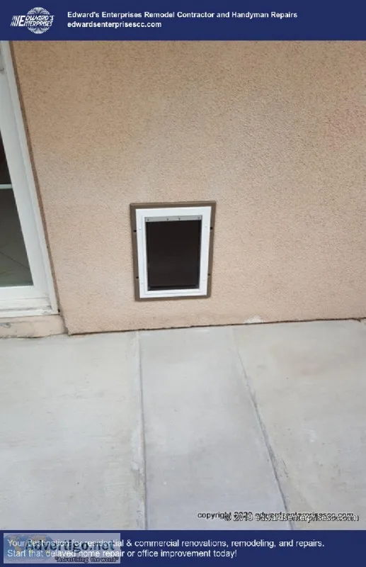 Door Repairs Door Closer Installations and Pet Door Installation