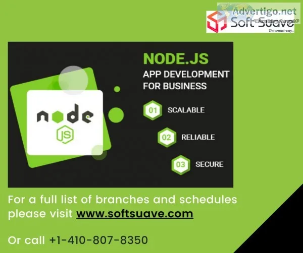 Best node js development company - soft suave technologies