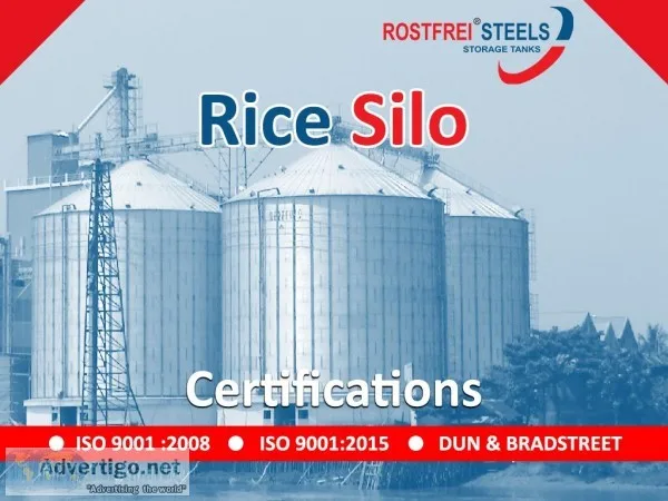 Rice Storage Silo Rostfrei Steel