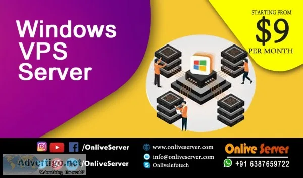 Buy windows vps server solution by onlive server