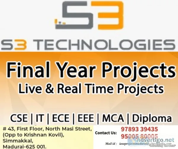 Final year project center in madurai