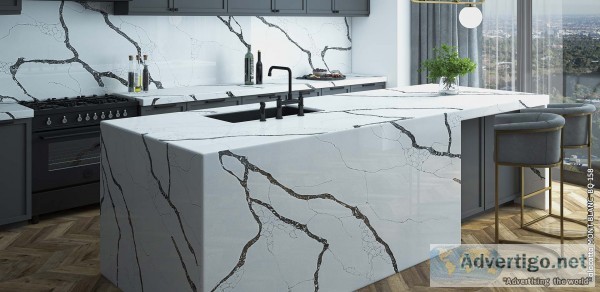 Calacatta gold, unique quartz designs