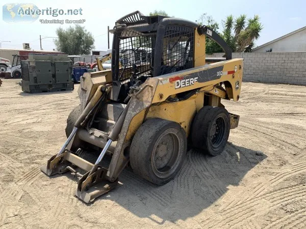 2007 JOHN DEERE 332 SKIDSTEER LOADER 304106214