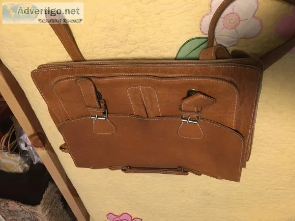 German leather backpack