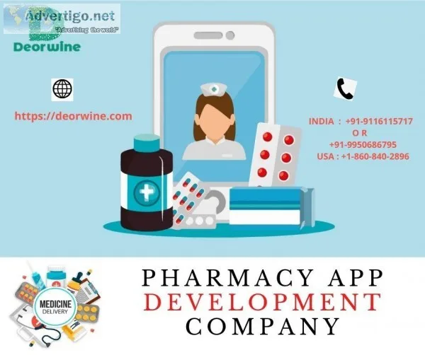 Pharmacy App Development Company In India - Deorwine Infotech