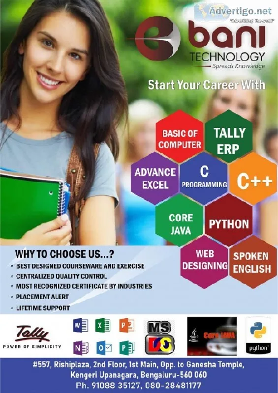 BANI Technology Kengeri&ndash Offers training on ADVANCE EXECL