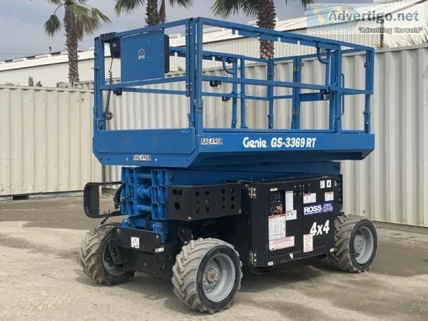 2018 GENIE GS3369RT ROUGH TERRAIN SCISSORLIFT