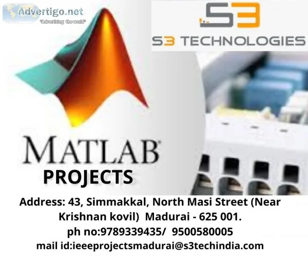 Matlab projects in madurai