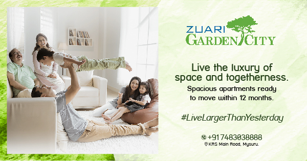 Best real estate company in mysore - zuari infra world