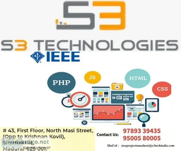 Best ieee project center in madurai