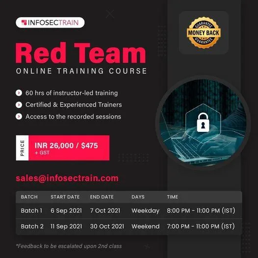 Best RedTeam Certification Training