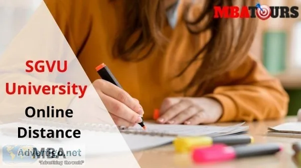 SGVU University Online Distance MBA