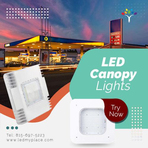 Buy The Best LED Canopy Lights For Gas Station