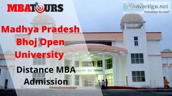 Madhya Pradesh Bhoj Open University Distance MBA Admission