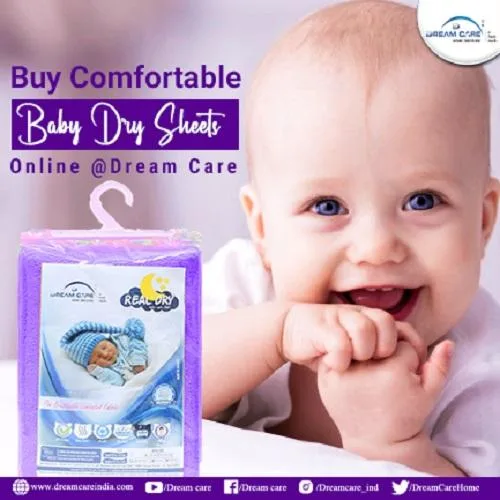 Buy Comfortable Baby Dry Sheets Online Dream Care