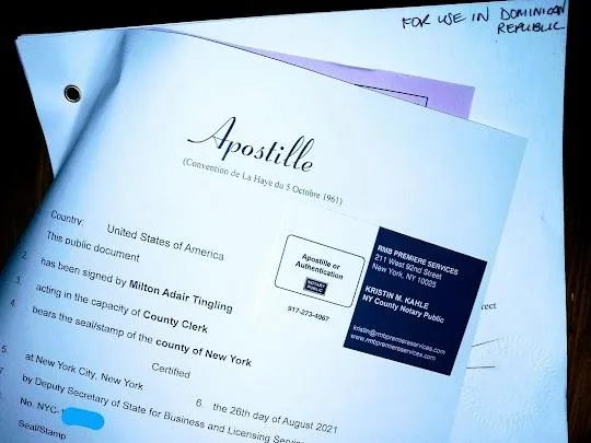 MANHATTAN INTERNATIONAL NOTAY APOSTILLE and TRANSLATION SERVICES