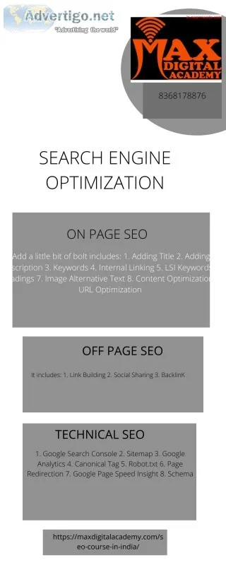 Seo course in india