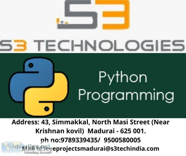 Application projects in madurai