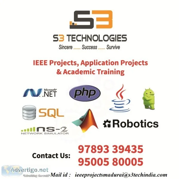 Dotnet projects in madurai