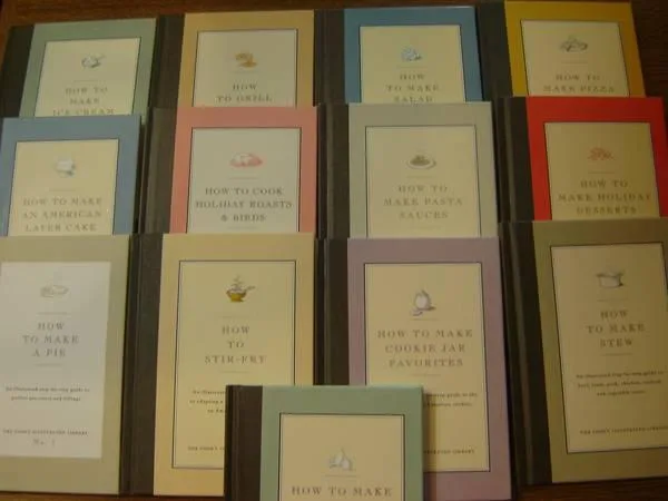 The COOK S ILLUSTRATED LIBRARY. 13 &quotHow to Cook&quot vols.  