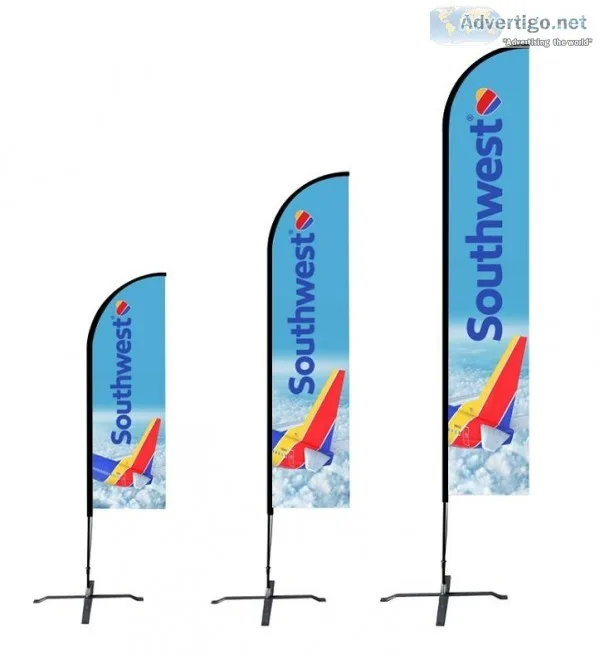 Outdoor exhibit displays in Ontario Flag banner for Sale