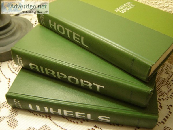 ARTHUR HAILEY 3 Volume hardcover set Wheels (1971) Airport (1968