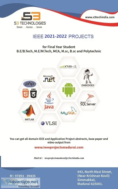 Bulk projects in madurai