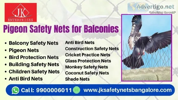 Pigeon Nets for Balconies in Bangalore