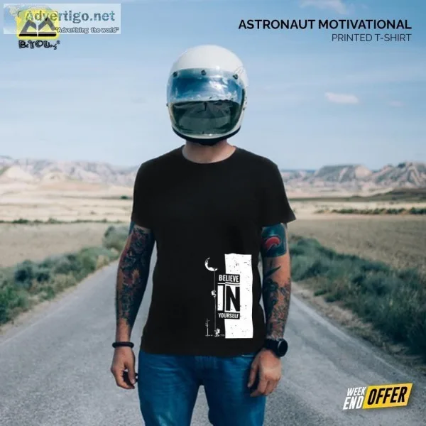 Grab latest mens black t-shirts online from beyoung
