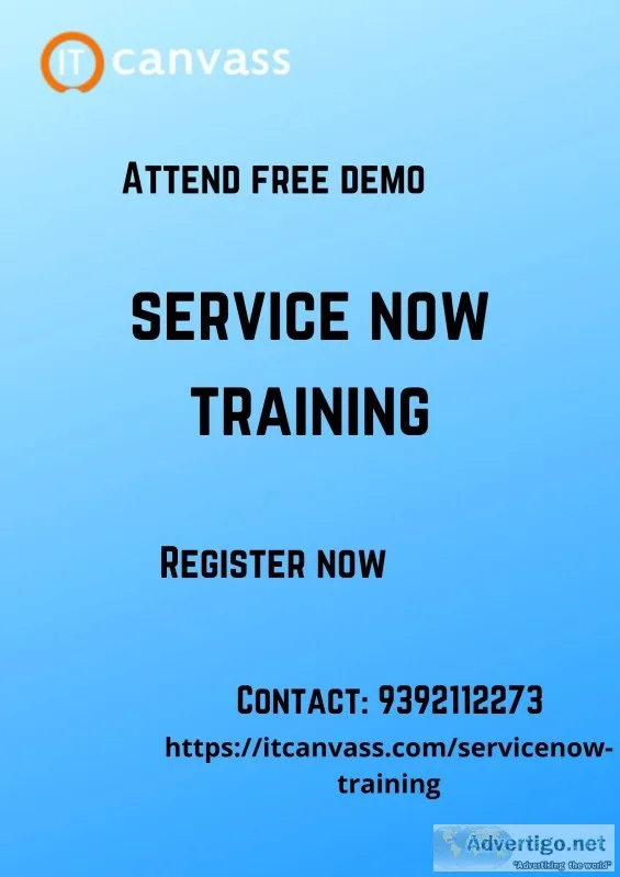 Servicenow training - servicenow online training