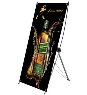 X Banner Stand  Portable Display for Events  Display Solution